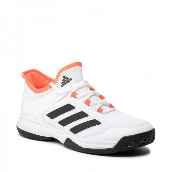 Детские теннисные кроссовки Adidas Ubersonic 4K (White/Orange)